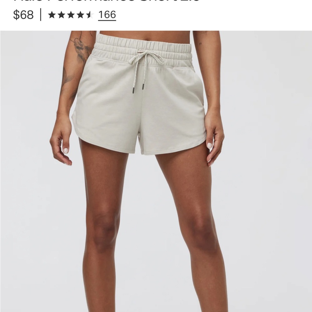 Vuori halo performance shorts